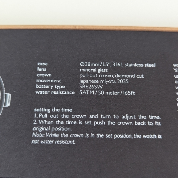 Piet Hein Eek X LEFF Amsterdam Gold and Brown Watch - Picture 12 of 13